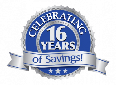 16 Years Of Saving Seal Silver DkBlue removebg preview